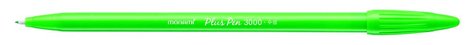 Popisova Monami Plus Pen 3000 LIGHT GREEN