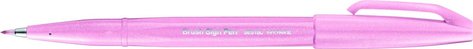 Popisova Pentel touch SES15-P3X pale pink, Brush Sign Pen