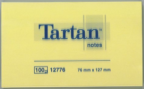 Samolepic bloek Tartan