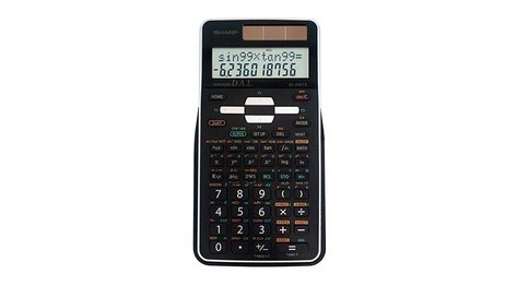 SHARP EL-506TSWH kalkultor 470 funkc