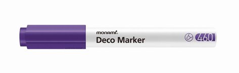 Popisova Monami Deco Marker 460 metallic violet, hrot 2 mm