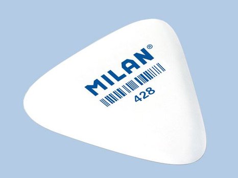 Pryž MILAN bílá trojúhelníková PMM428
