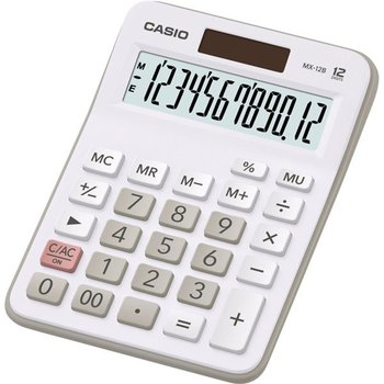 Kalkulátor MX 12B CASIO 12míst bílý