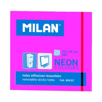 Samolepic bloek neon 76x76mm Milan rov
