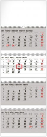 Kalendář nástěnný měsíční