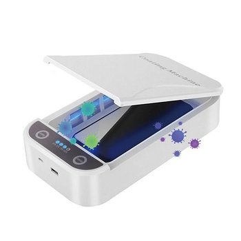 UV sterilizátor Powerton, pro mobilní telefony a šperky, až 6,5&quot;, 10 W, bílá