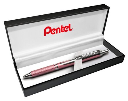 Gelové pero EnerGel růžové BL407 v krabičce