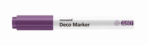 Popisova Monami Deco Marker 460 metallic pink, hrot 2 mm