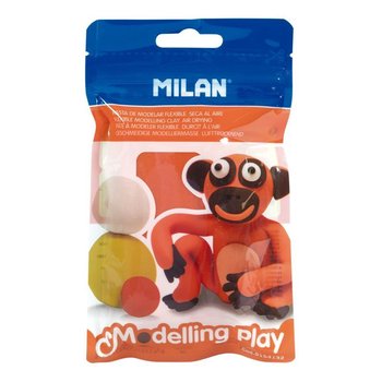 Modelovac set MILAN Air-dry Modelling Play clay 100 g, oranov