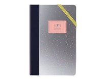 Notebook Milan Silver stříbrnorůžový poznámkový sešit