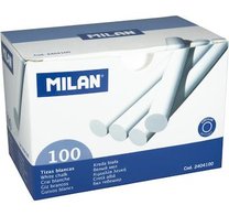 Křídy Milan 2404100 kulaté bílé 100 ks