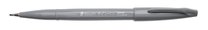 Popisovač Pentel touch SES15-N šedý, Brush Sign Pen