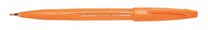 Popisovač Pentel touch SES15-F oranžový, Brush Sign Pen