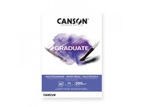 Canson Graduate Mix-Med skicák lepený A5 20l LG 200g white