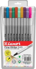 Popisovače Fine Writer Luxor 7120/10  sada 10 barevných odstínů