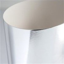 Ozdobný papír A4 300g/m2 zrcadlová stříbrná 10ls