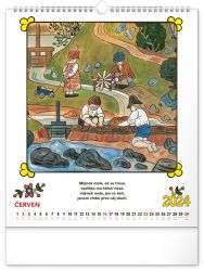 Kalendář nástěnný umělecký Josef Lada