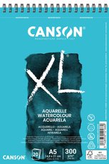 Canson XL Aquarelle skicák kroužková vazba A5 20l CP 300g