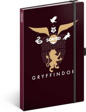Notes Harry Potter – Gryffindor linkovaný 13 × 21 cm