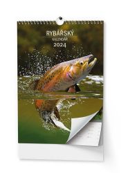 Nástěnný kalendář Rybářský kalendář A3 2024
