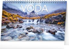 Stolní kalendář Voda CZ/SK 2024, 23,1 × 14,5 cm