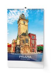 Nástěnný kalendář Praha A3 2024