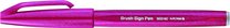 Popisova Pentel touch SES15-B2X burgundy, Brush Sign Pen