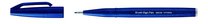 Popisova Pentel touch SES15-CAX blue black, Brush Sign Pen