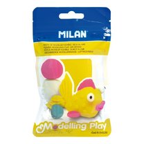 Modelovací set MILAN Air-dry Modelling Play clay 100 g, žlutý